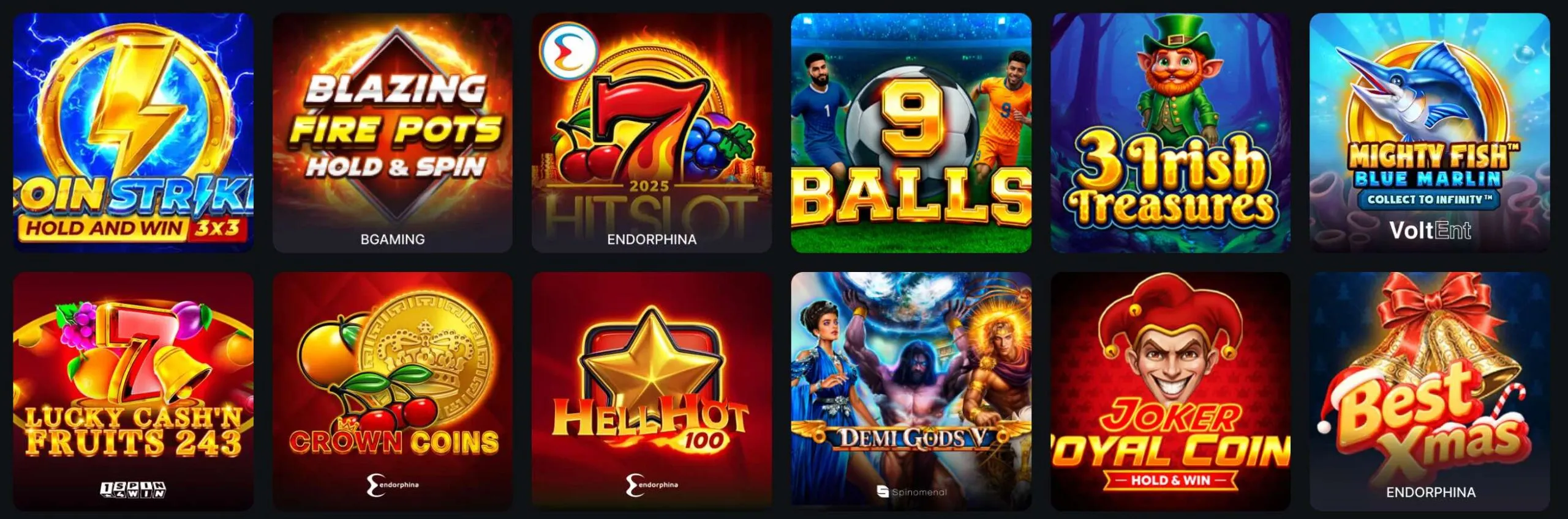 Slots en casinospellen